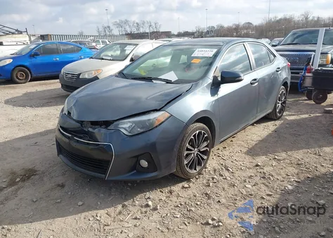2015 Toyota Corolla S Plus z USA, uszkodzony, nr VIN 2T1BURHE9FC422459
